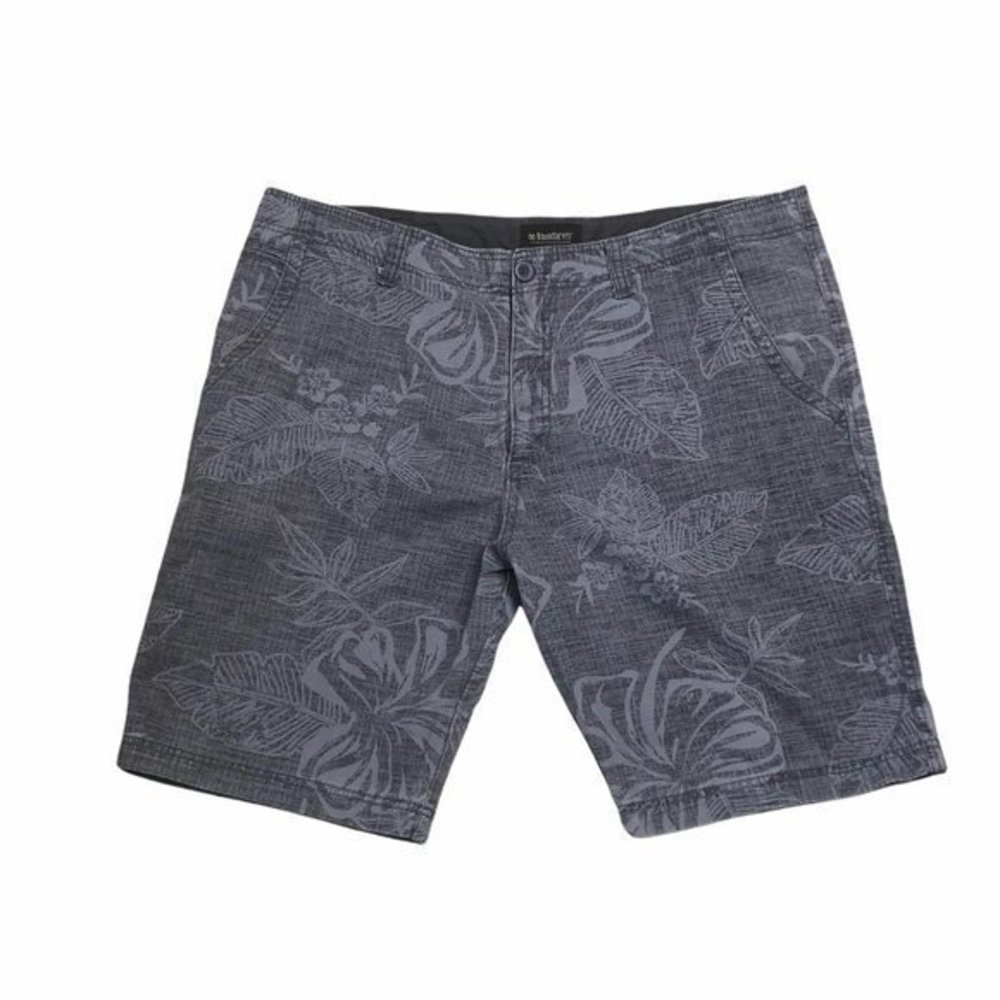 No Boundaries Mens Twill Shorts Gray Size 40 Good
